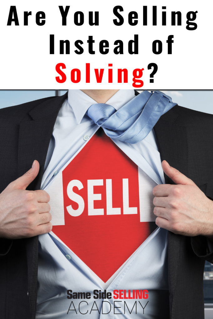 selling over solving